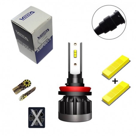 Kit Q6 Full leds CSP Vega® 1 ampoule H11 12V 24V