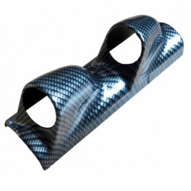 Support vertical carbone 2 manomètres 52 mm