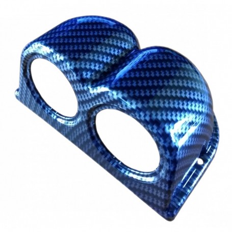 Support horizontal carbone 2 manomètres 52 mm