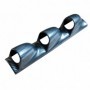 Support vertical carbone 3 manomètres 52 mm