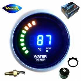Manomètre Vega® température d'eau 20-150 °C affichage numérique et leds 52 mm