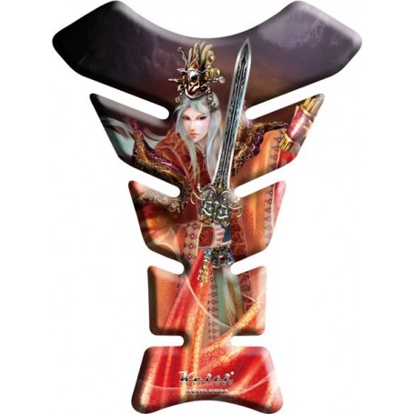 Protège réservoir moto 3D Keiti® guerrière Chinoise KT8630