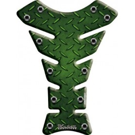 Protège réservoir moto 3D Keiti® Tole Racing Vert KT8350G