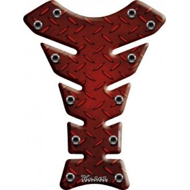 Protège réservoir moto 3D Keiti® Tole Racing Rouge KT8350R