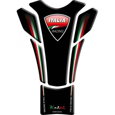 Protège réservoir moto 3D Keiti® Italian noir TDC-104K