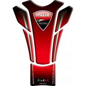 Protège réservoir moto 3D Keiti® Italian rouge TDC-104R