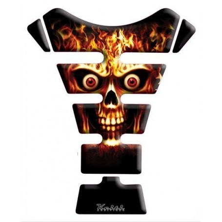 Protège réservoir moto 3D Keiti® Crane en Feu KT6900