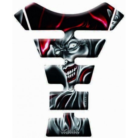 Protège réservoir moto 3D Keiti® Joker Rouge KT6500R