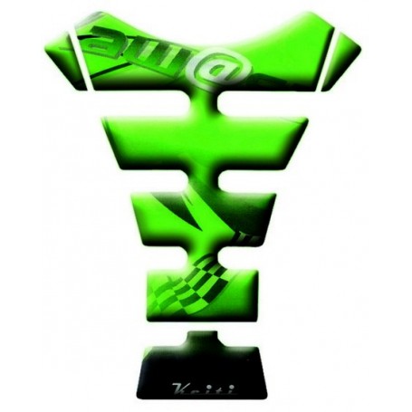 Protège réservoir moto 3D Keiti® Kawasaki Vert TK020