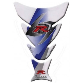 Protège réservoir moto 3D Keiti® Suzuki Bleu et Blanc TSZ-605W