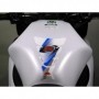 Protège réservoir moto 3D Keiti® Suzuki Bleu et Blanc TSZ-605W