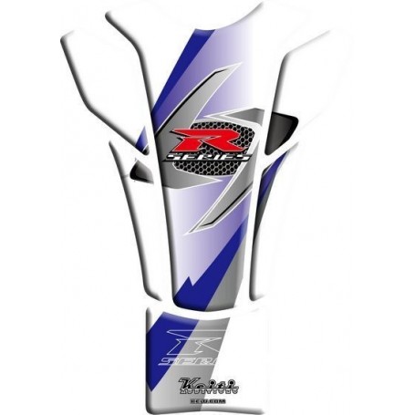 Protège réservoir moto 3D Keiti® Suzuki blanc TSZ-609W