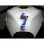 Protège réservoir moto 3D Keiti® Suzuki blanc TSZ-609W
