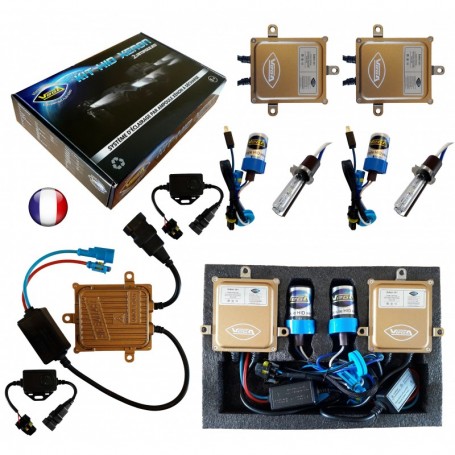 Kit HID Xénon Vega® H3 55W Canbus ODB 2 ampoules à embase métallique - Garantie à vie