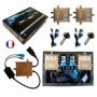 Kit HID Xénon Vega® H7C 55W slim DSP AC 2 ampoules à embase métallique - Garantie à vie