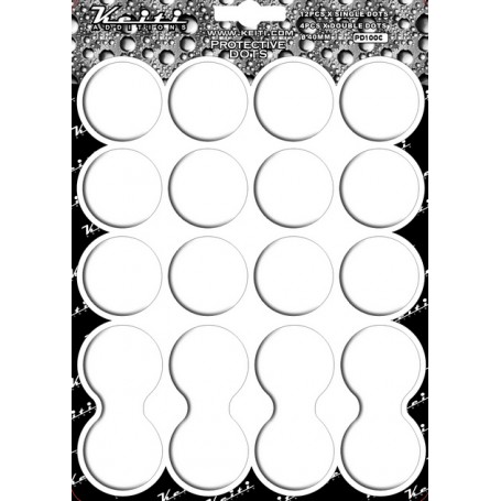 PADs de protection carénage moto 3D transparents