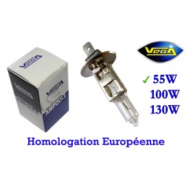 Ampoule Vega® halogène Maxi H1 P14.5s homologuée 55W 12V