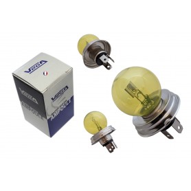Ampoule Vega® jaune ancien CE R2 P45t Code Européen homologuée 45W/40W 12V