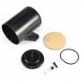 Support noir manomètre 52 mm