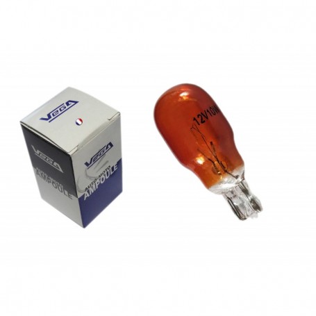 Ampoule Vega® W10W T13 W2,1x9,5d Clignotant Orange 12V