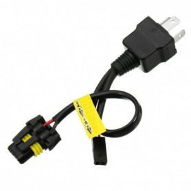Cable relais pour 1 ampoule Bi-Xénon H4 Hi/lo 35W 55W 12V
