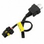 Cable relais pour 1 ampoule Bi-Xénon H4 Hi/lo 35W 55W 12V