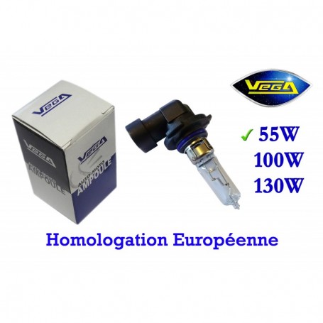 Ampoule Vega® halogène Maxi HB3 9005 P20d homologuée 60W 12V