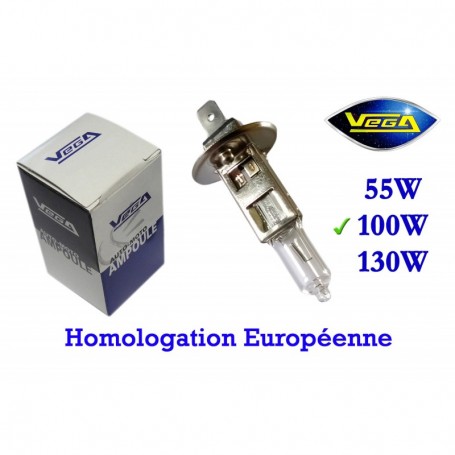 Ampoule Vega® halogène Maxi H1 P14.5s 100W 12V