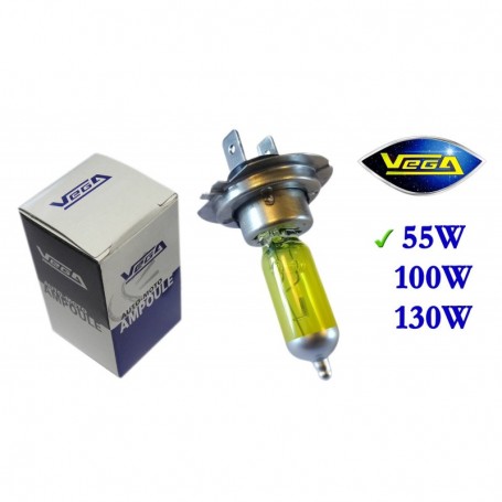Ampoule Vega® jaune ancien H7 PX26d homologuée 55W 12V