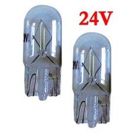 Ampoule Vega® W5W W2.1x9.5d T10 homologuée 5W 24V