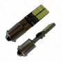 Ampoule BAX9S H6W 24 leds 4014SMD anti-erreur ODB Blanche xénon