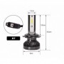 Kit Q3 Full leds COB 360° Vega® 2 ampoules H7 12V 24V